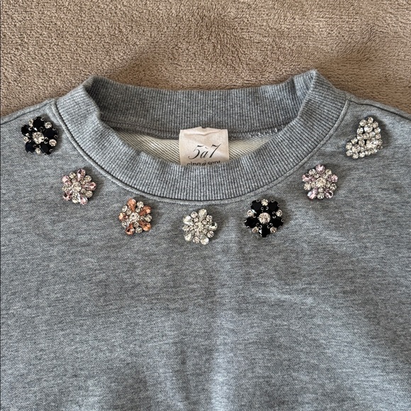 Cinq a sept Embellished Crewneck size S - Picture 6 of 8